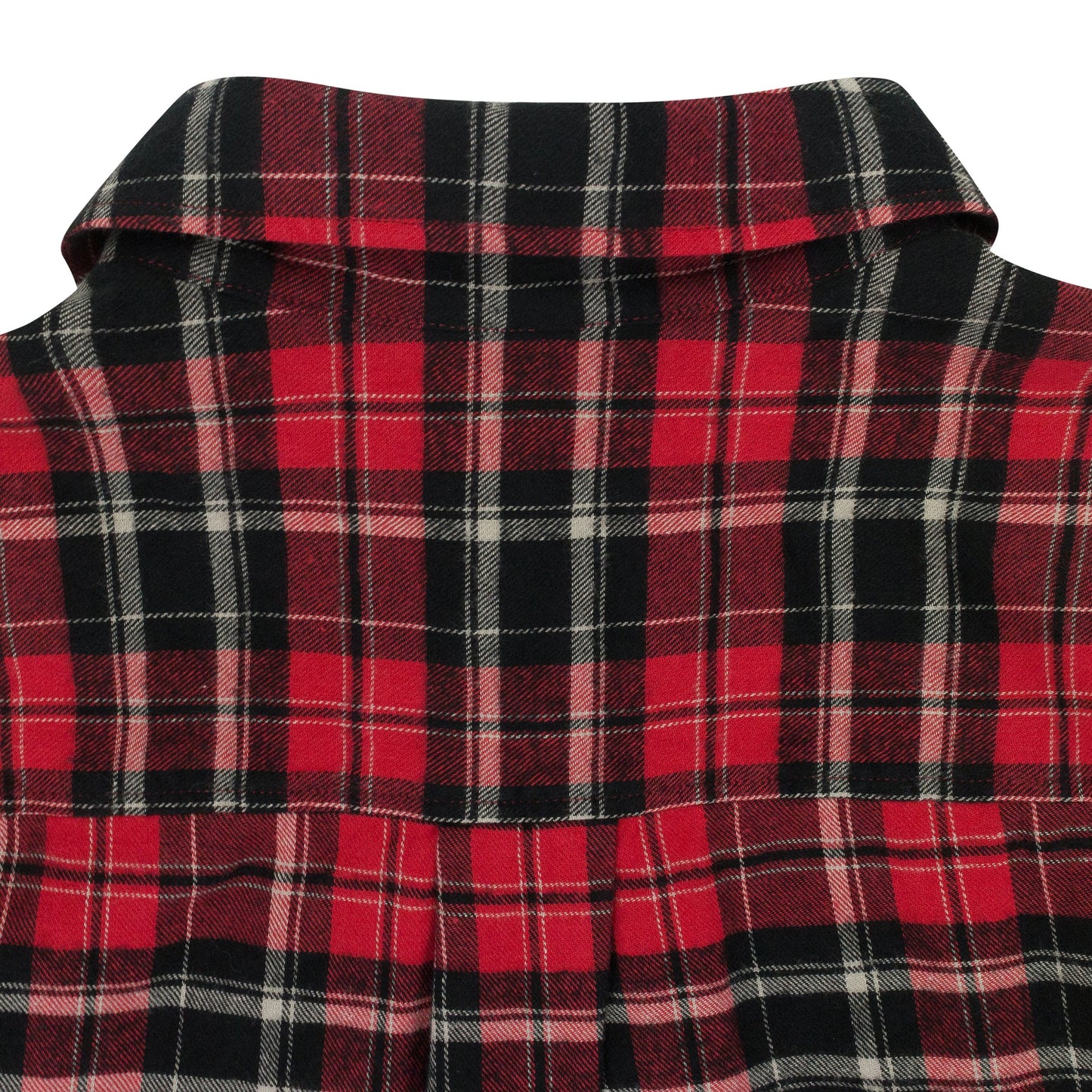 RED UPSIDE-DOWN CHECKED BUTTON-DOWN SHIRT