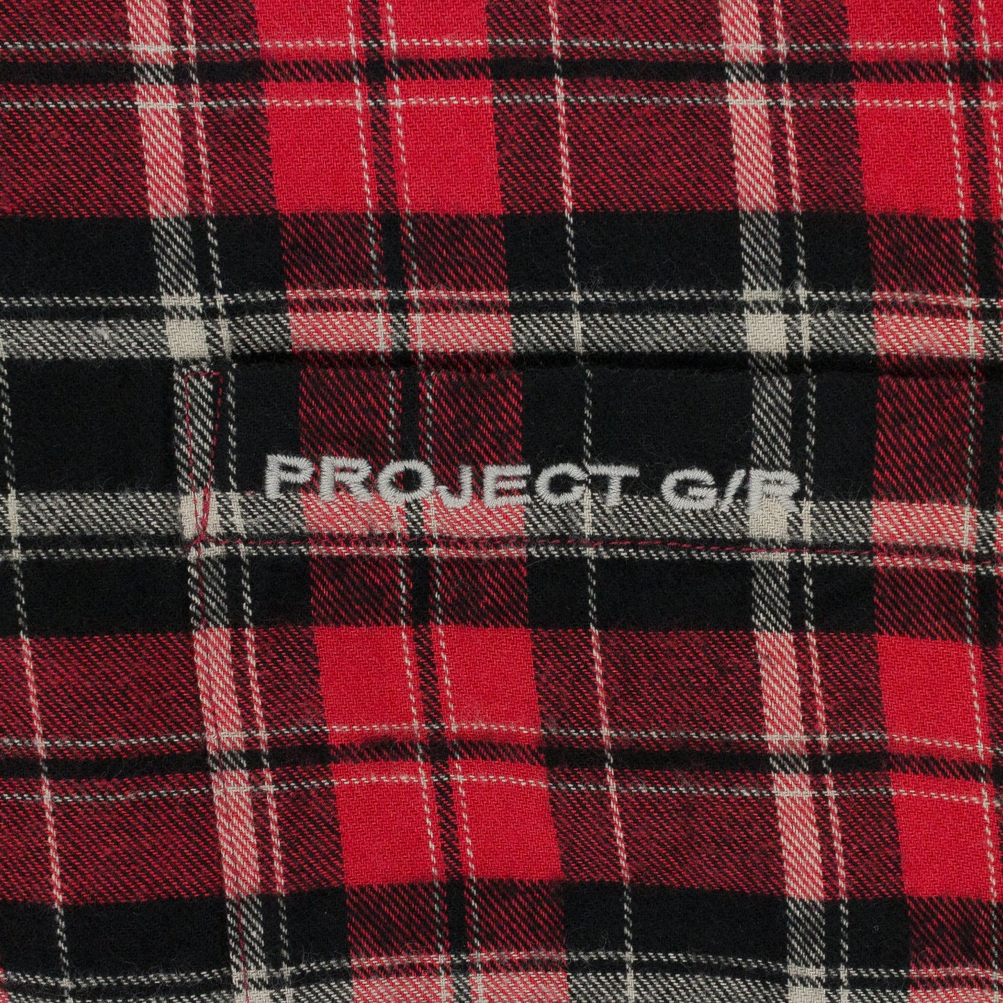 RED UPSIDE-DOWN CHECKED BUTTON-DOWN SHIRT