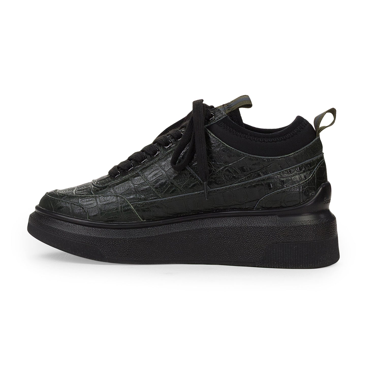 GREEN LACE UP W/ NEOPRENE SNEAKERS