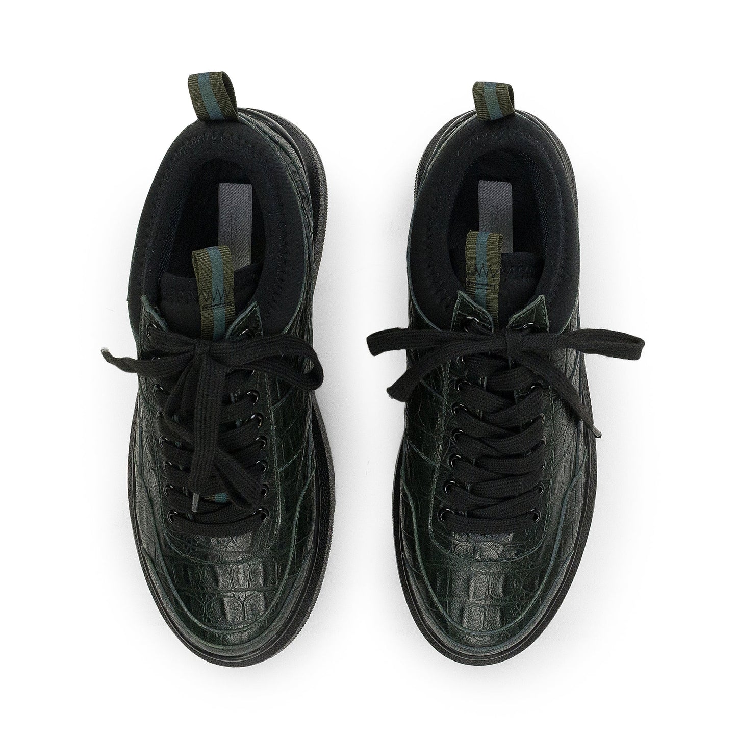 GREEN LACE UP W/ NEOPRENE SNEAKERS