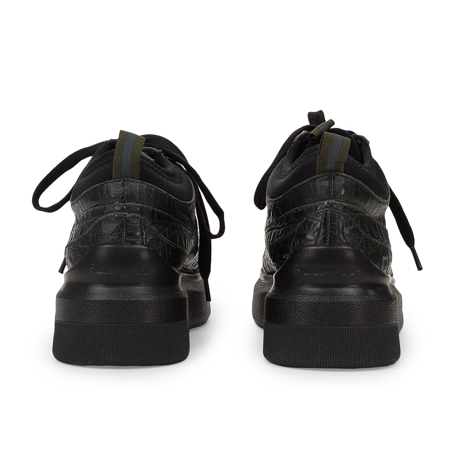 GREEN LACE UP W/ NEOPRENE SNEAKERS