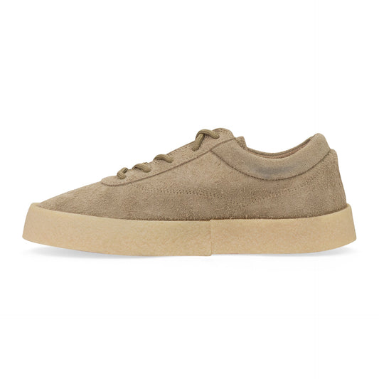 TAUPE THICK SHAGGY SUEDE CREPE SNEAKERS