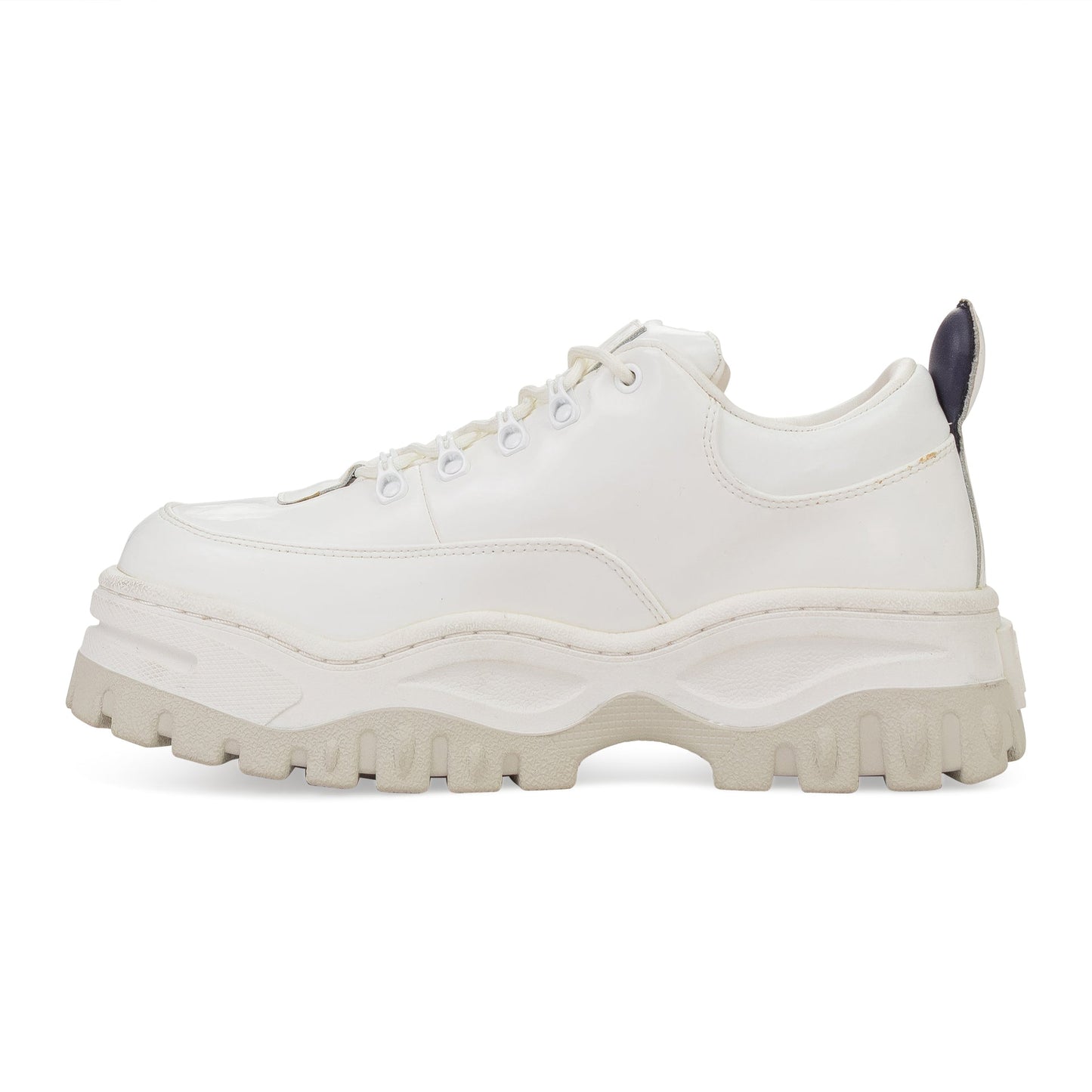 LIGHT BLUE ANGEL PATENT SNEAKERS