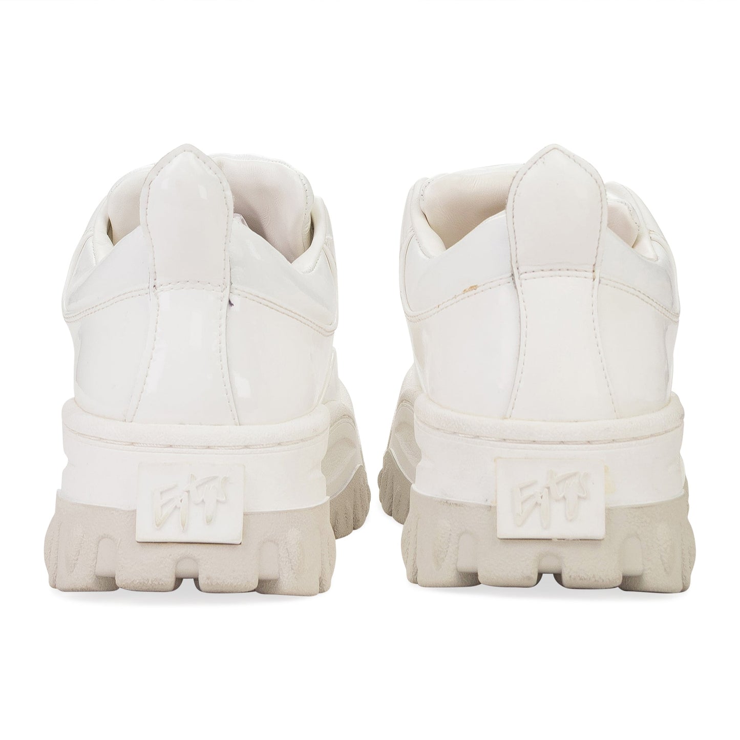 LIGHT BLUE ANGEL PATENT SNEAKERS