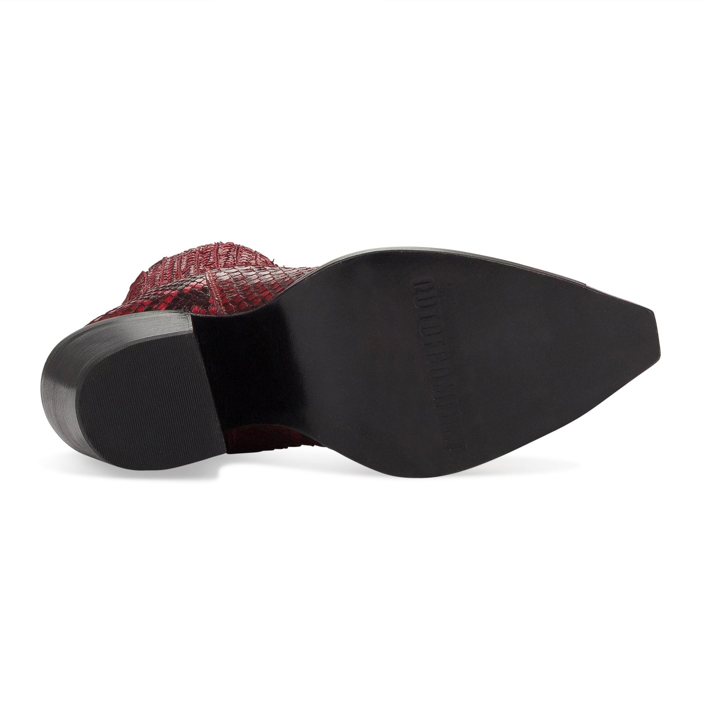RED MARIA ANKLE BOOTS