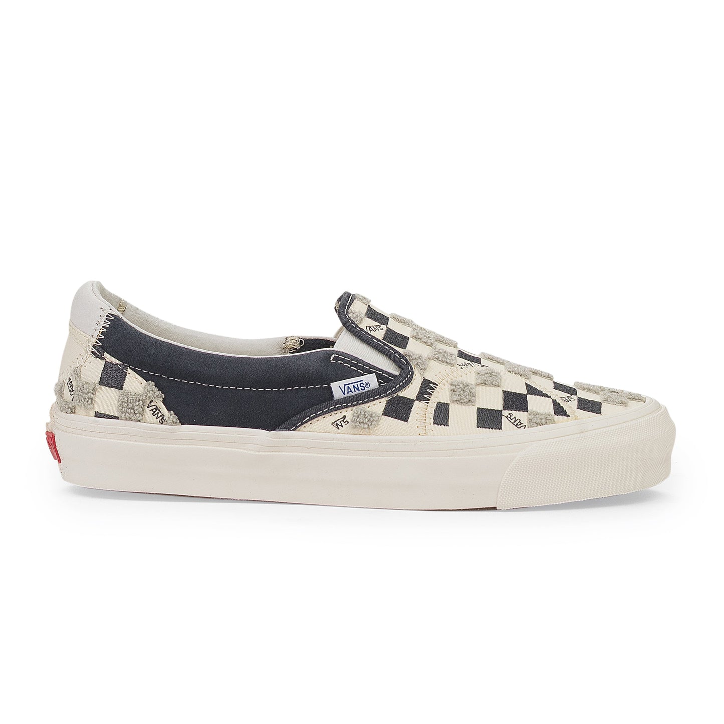 WHITE/NAVY U CLASSIC SLIP-ON BRICOLAGE LX SNEAKERS