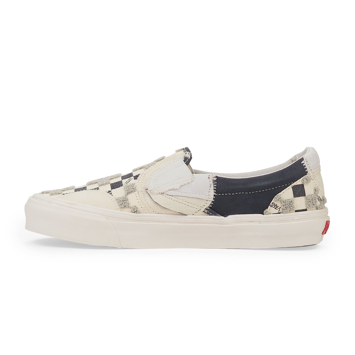 WHITE/NAVY U CLASSIC SLIP-ON BRICOLAGE LX SNEAKERS