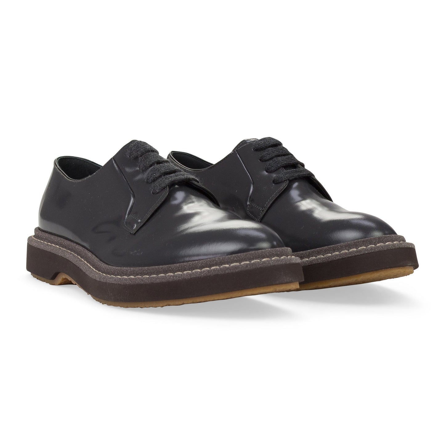 BROWN LACE UP OXFORDS