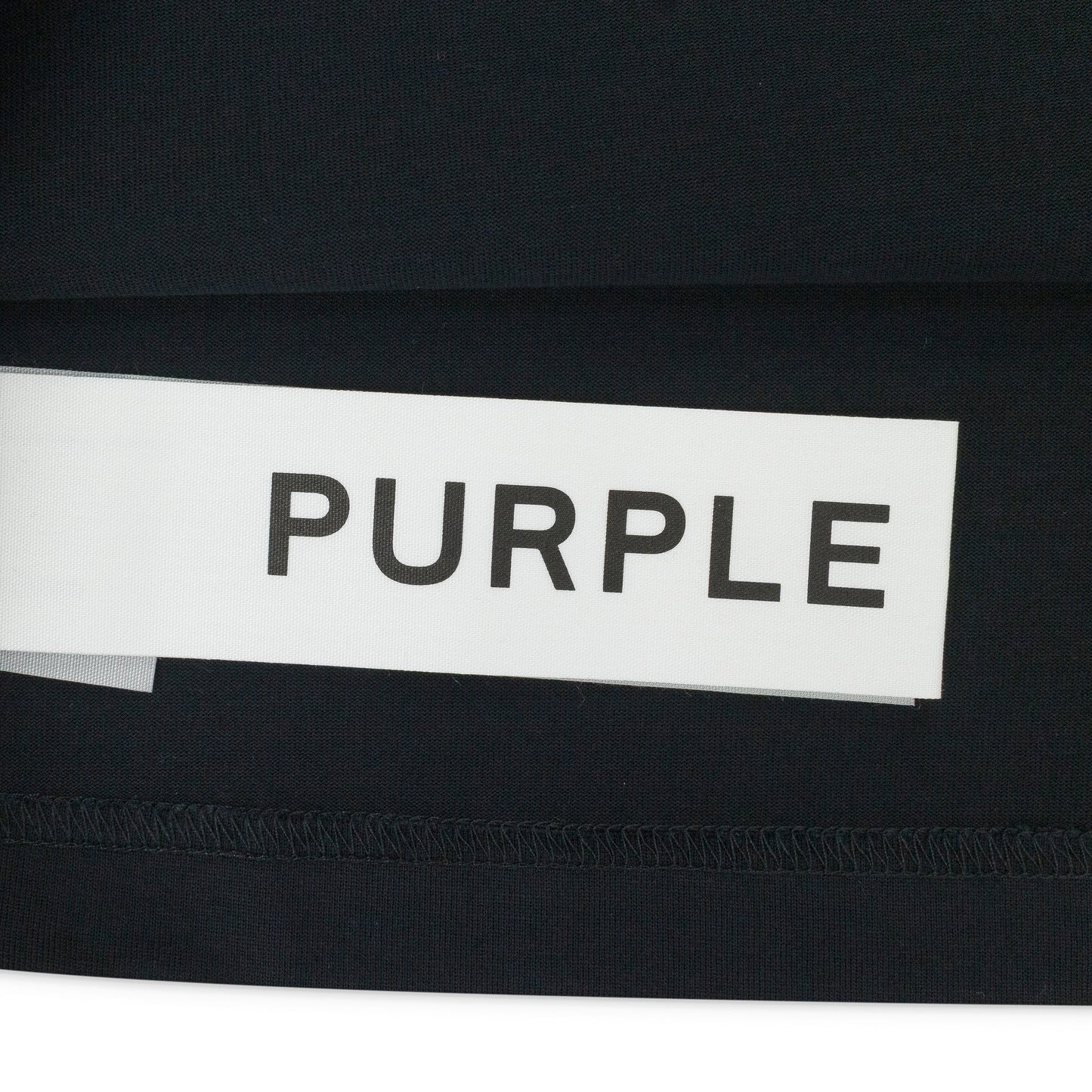 BLACK MERCERIZED JERSEY SS TEE T-SHIRT