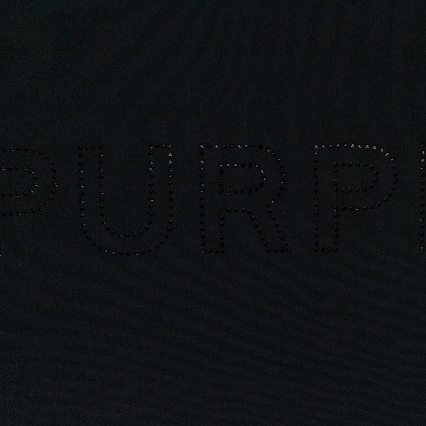 BLACK MERCERIZED JERSEY SS TEE T-SHIRT