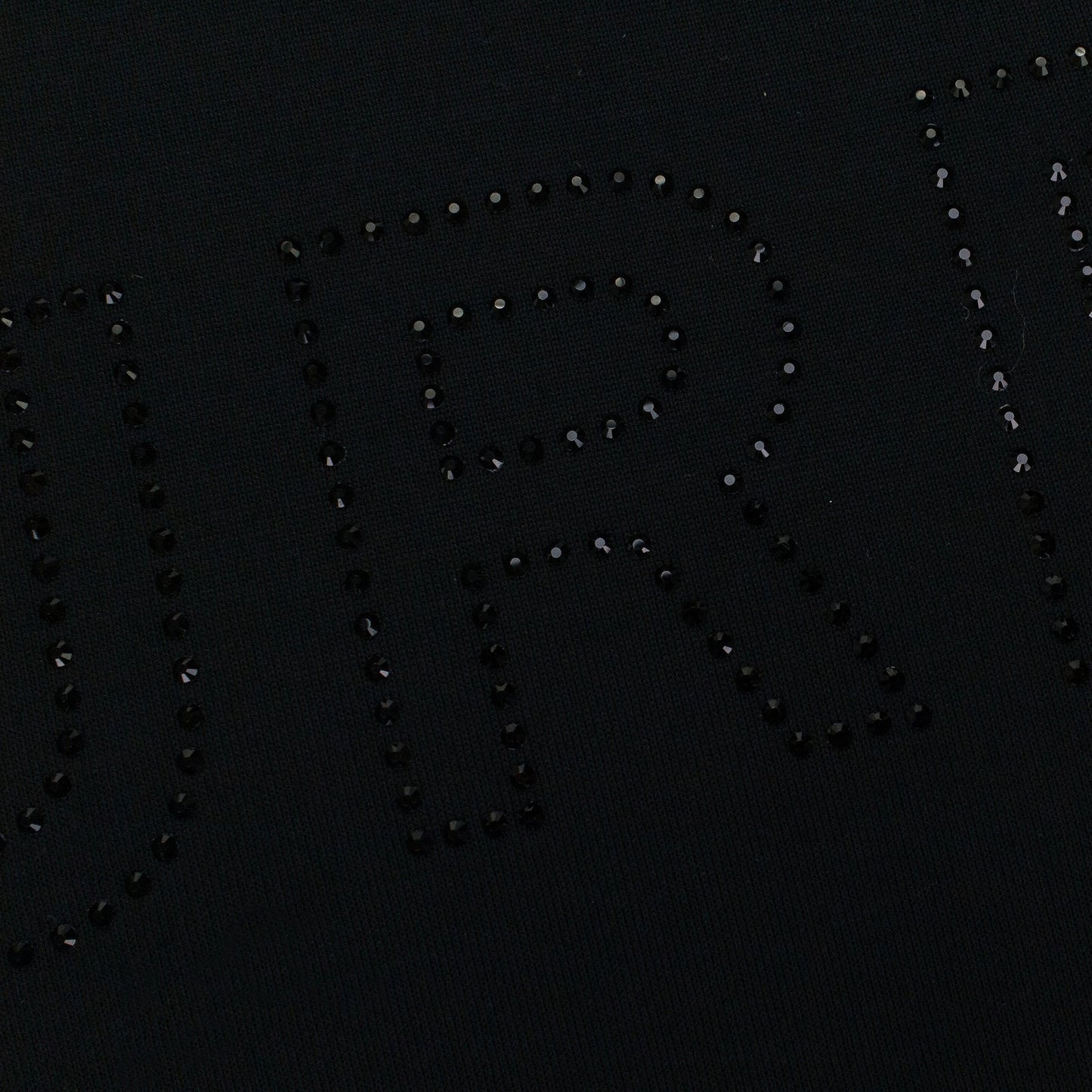 BLACK MERCERIZED JERSEY SS TEE T-SHIRT