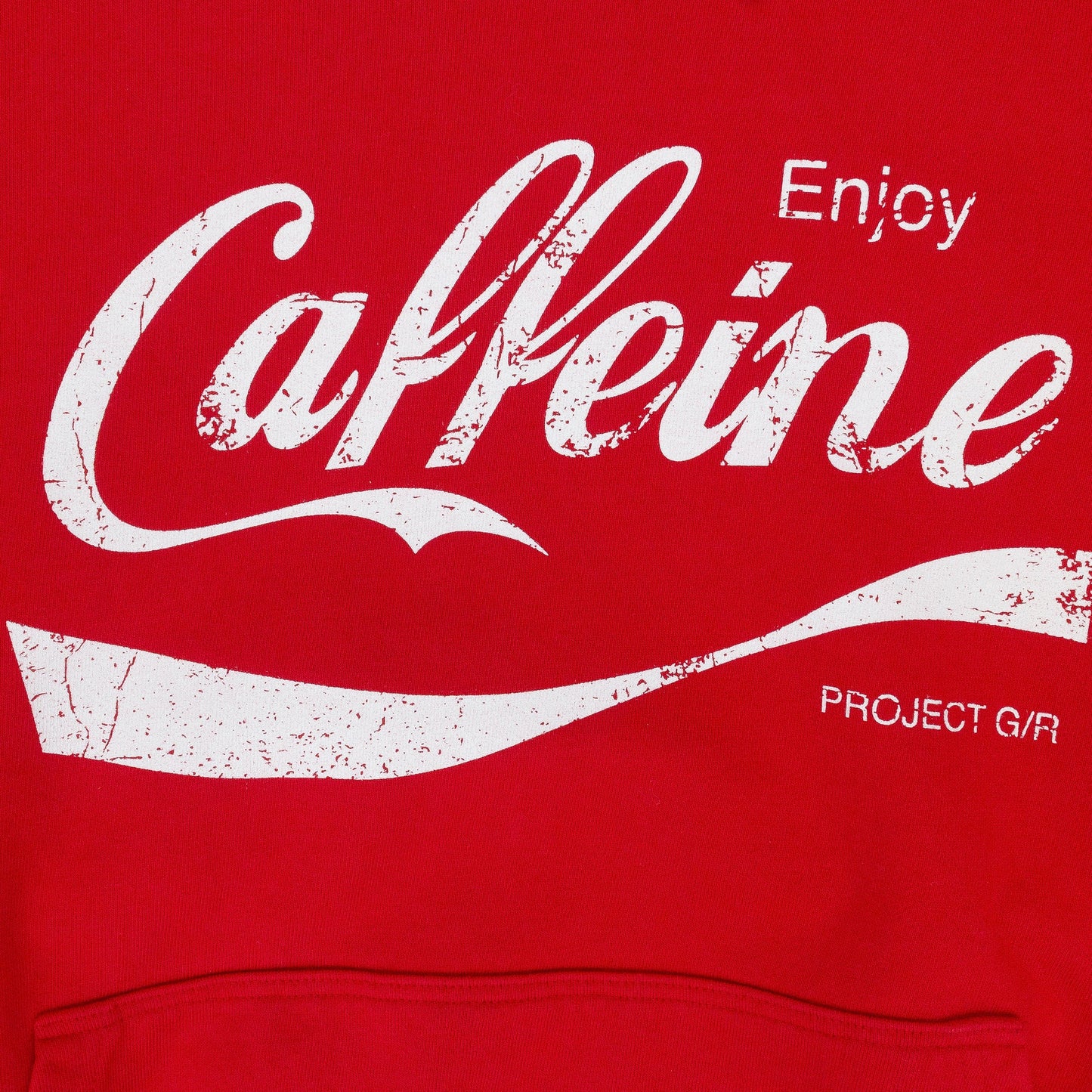 RED CAFFEINE PARODY HOODIE