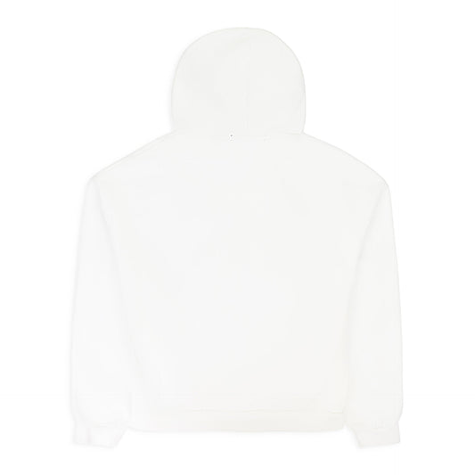 WHITE LOVE PARODY HOODIE