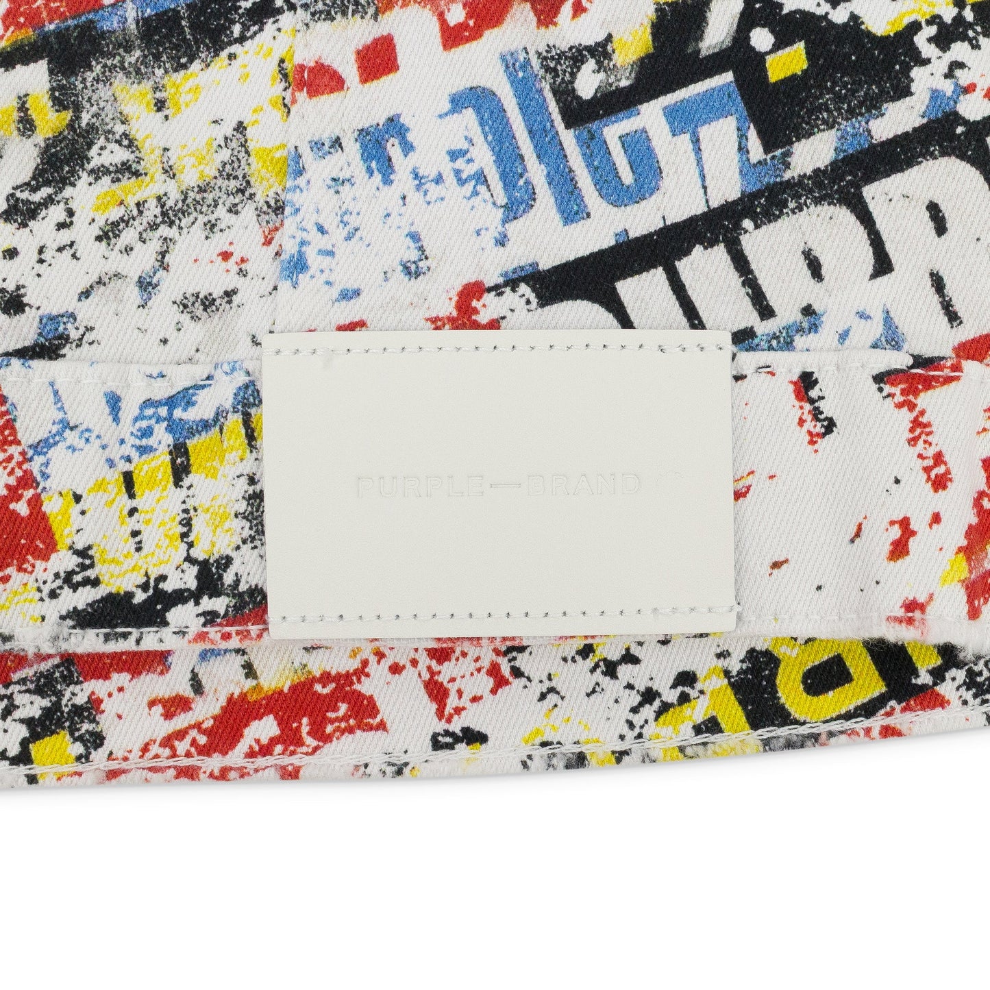 STICKERS TRUCKER AOP DENIM JACKETS