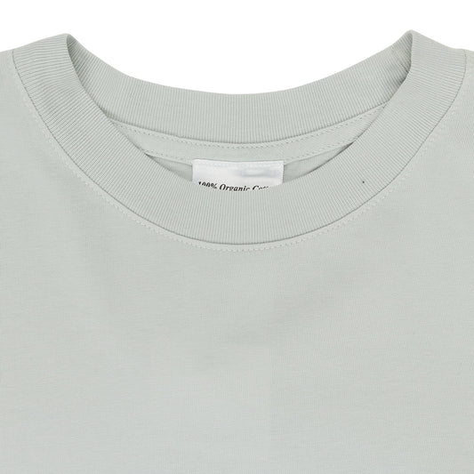 GREY NEW FLOWER CIRCLE BODY LONG SLEEVE T-SHIRT