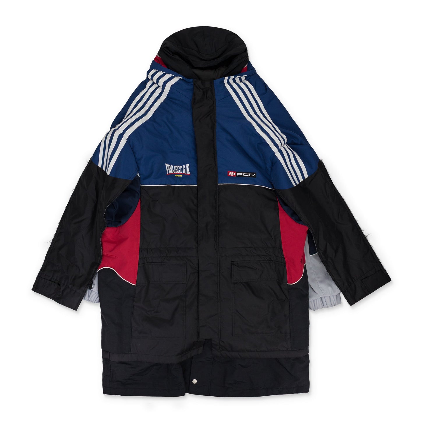 MULTICOLOR LAYERED TRACK JACKET