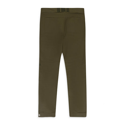 GREEN ZIPPER SKINNY JEANS