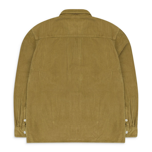 KHAKI MAGNUS HEAVY CORD LONG SLEEVE BUTTON-DOWN SHIRT