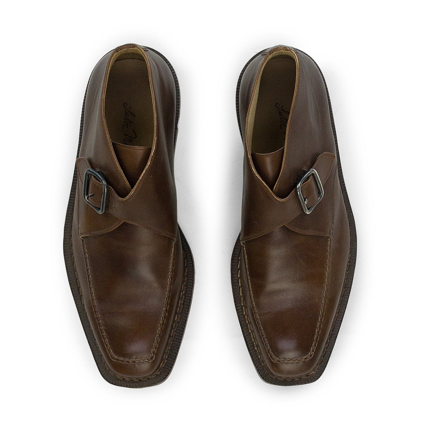 BROWN CASTAGNA ANKLE BOOTS