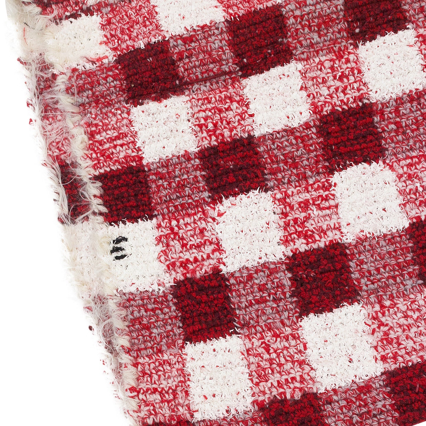 RED/WHITE DEAN HAND CROCHET SHORTS