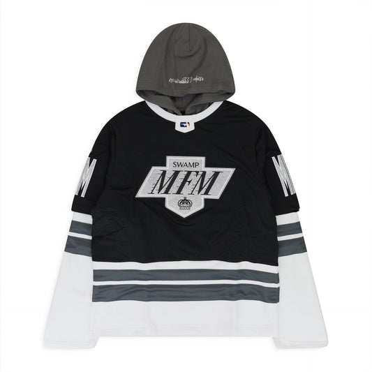 MURD333R.FM  BLACK/WHITE LA LC333 HOODIE
