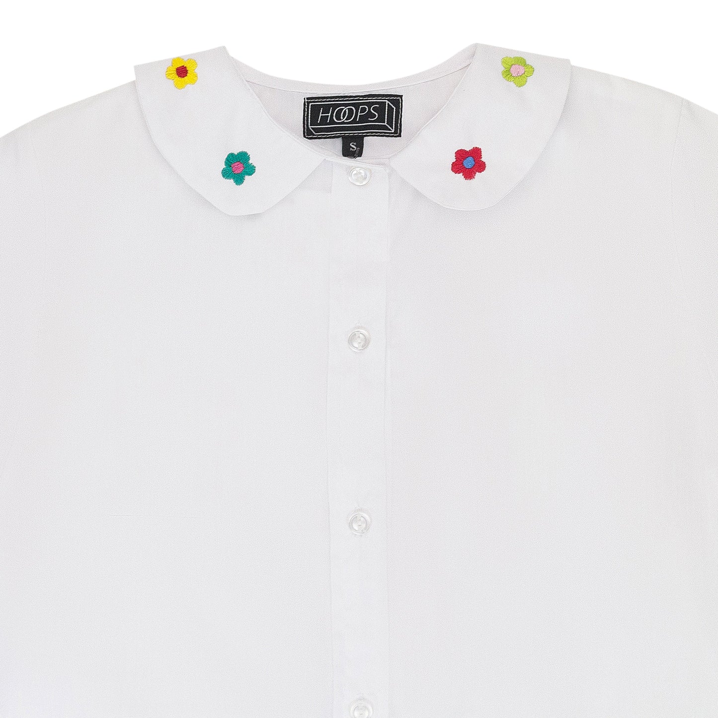 WHITE FLOR FRENCH T-SHIRT