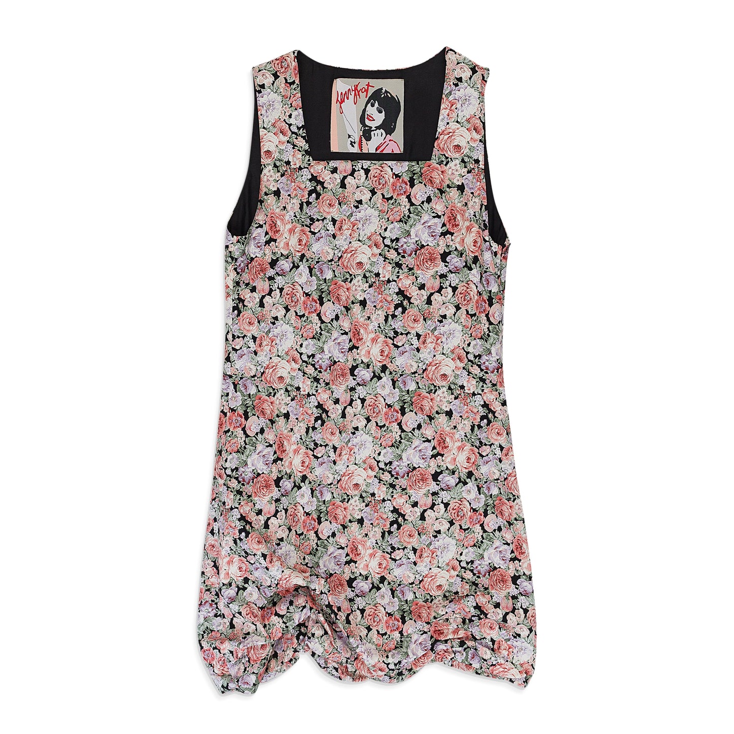 BLACK CHERISH DAY DRESS