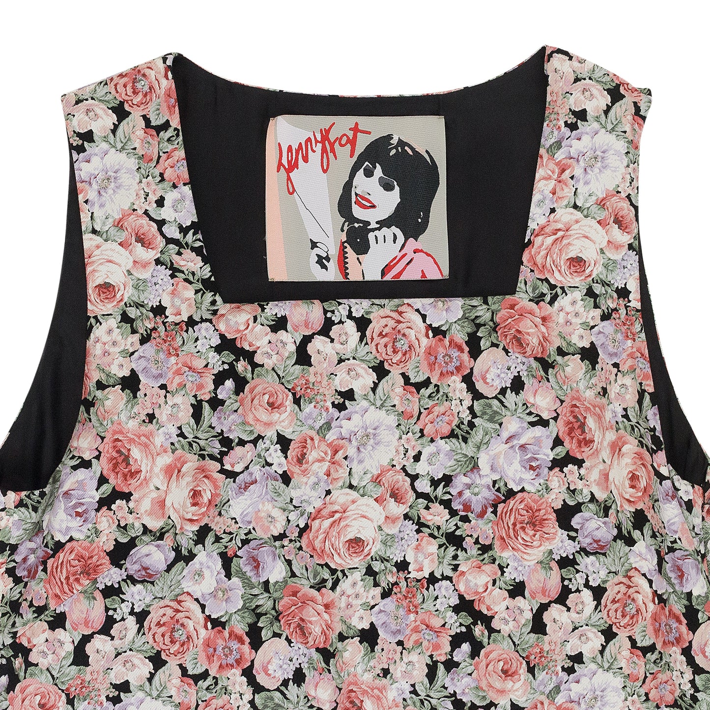 BLACK CHERISH DAY DRESS