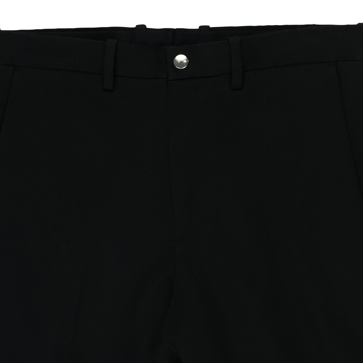 BLACK BUCKLE CASUAL PANTS