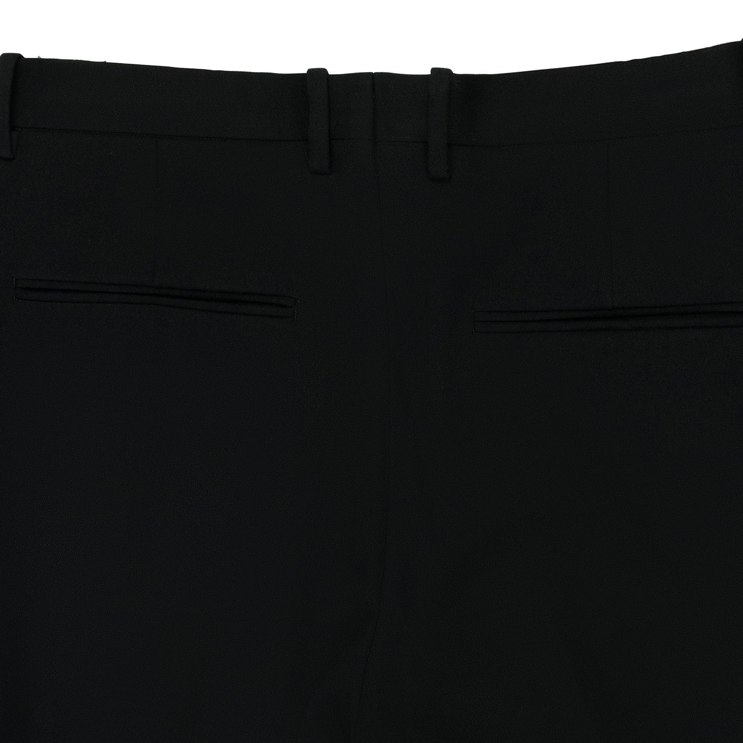 BLACK BUCKLE CASUAL PANTS
