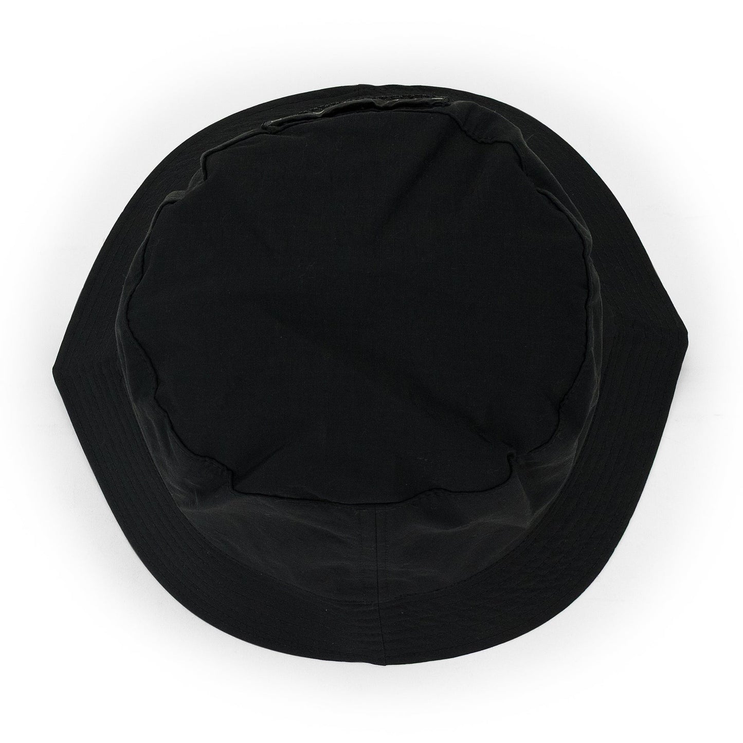 BLACK MESH POCKET BUCKET HAT