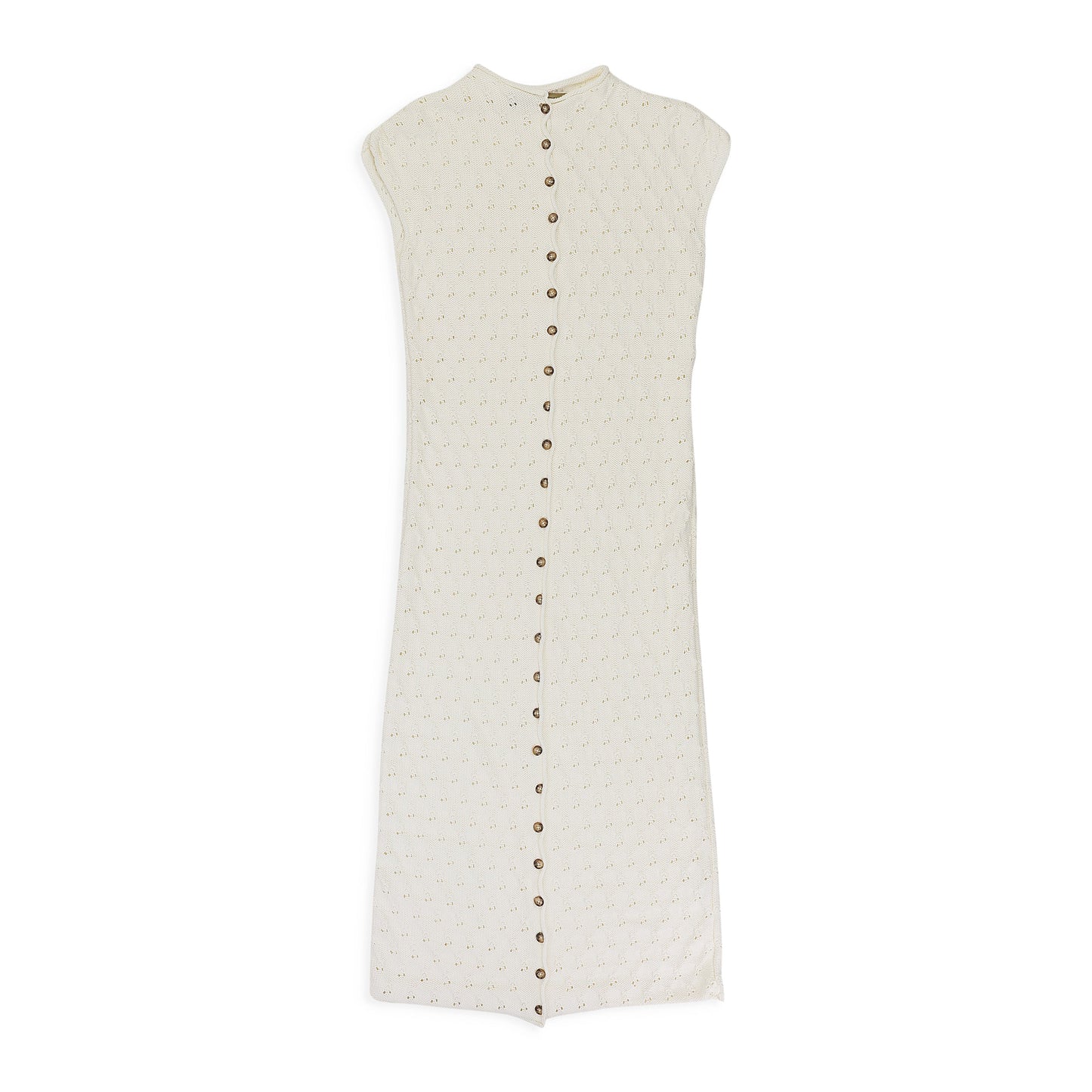 WHITE CHERRY CARDI SWEATER DRESS