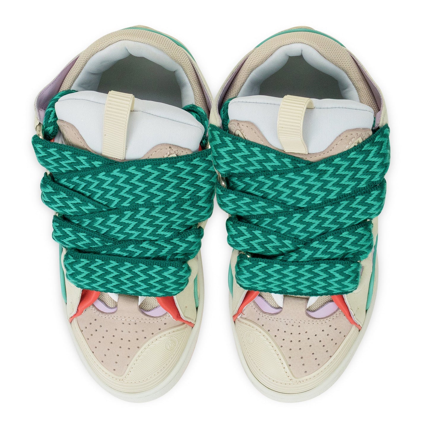 PINK/BEIGE CURB SNEAKERS