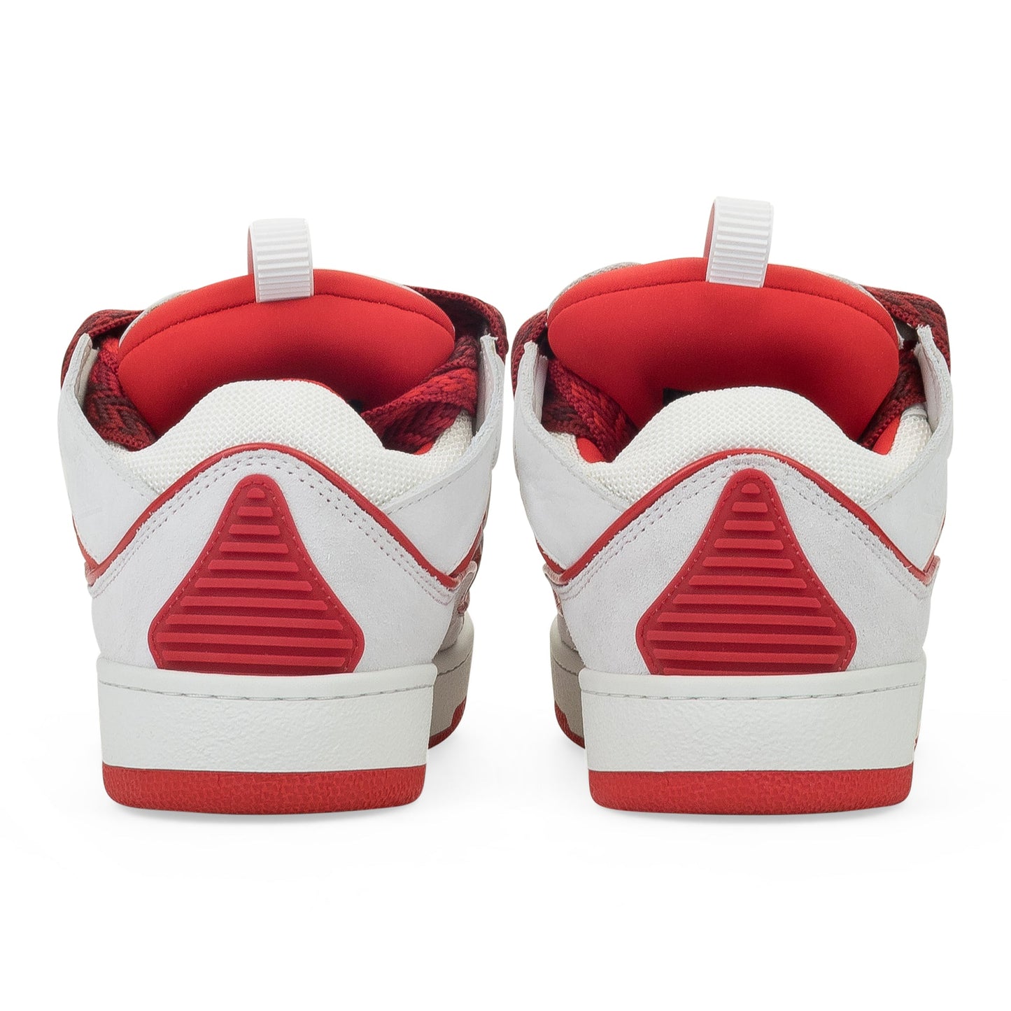 WHITE/RED BASKETS CURB SNEAKERS