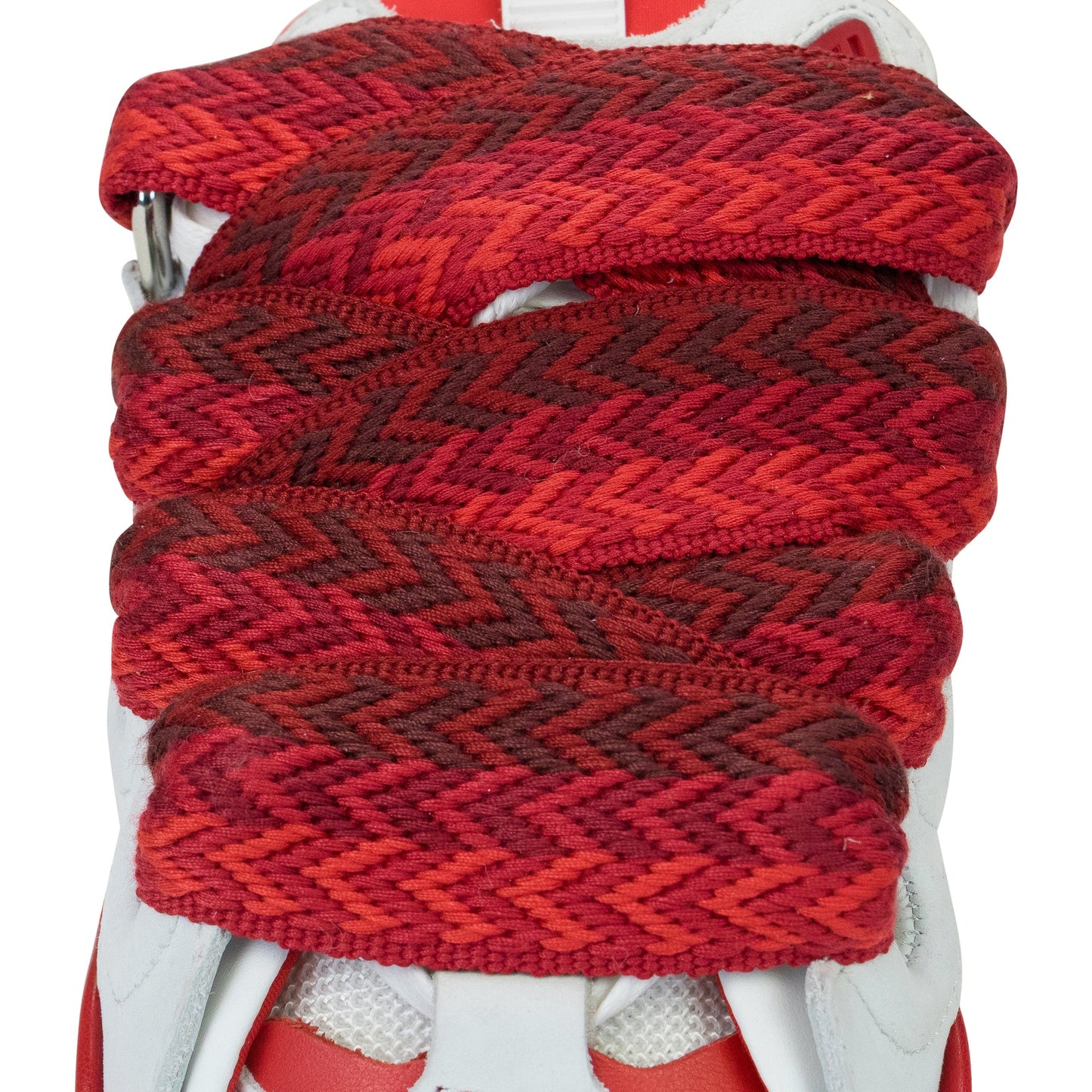 WHITE/RED BASKETS CURB SNEAKERS