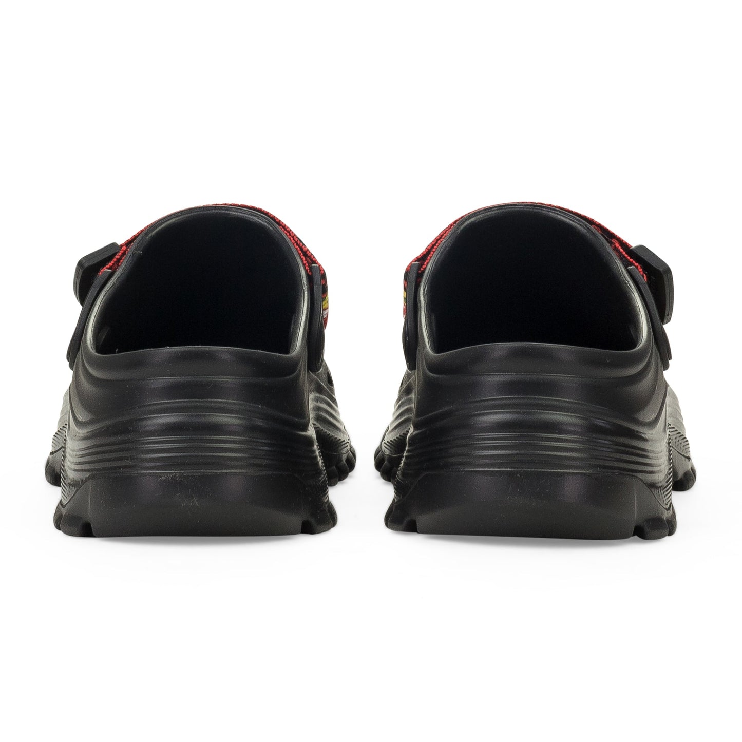 BLACK X SUICOKE MOK MOCASSINS CURB SLIDES
