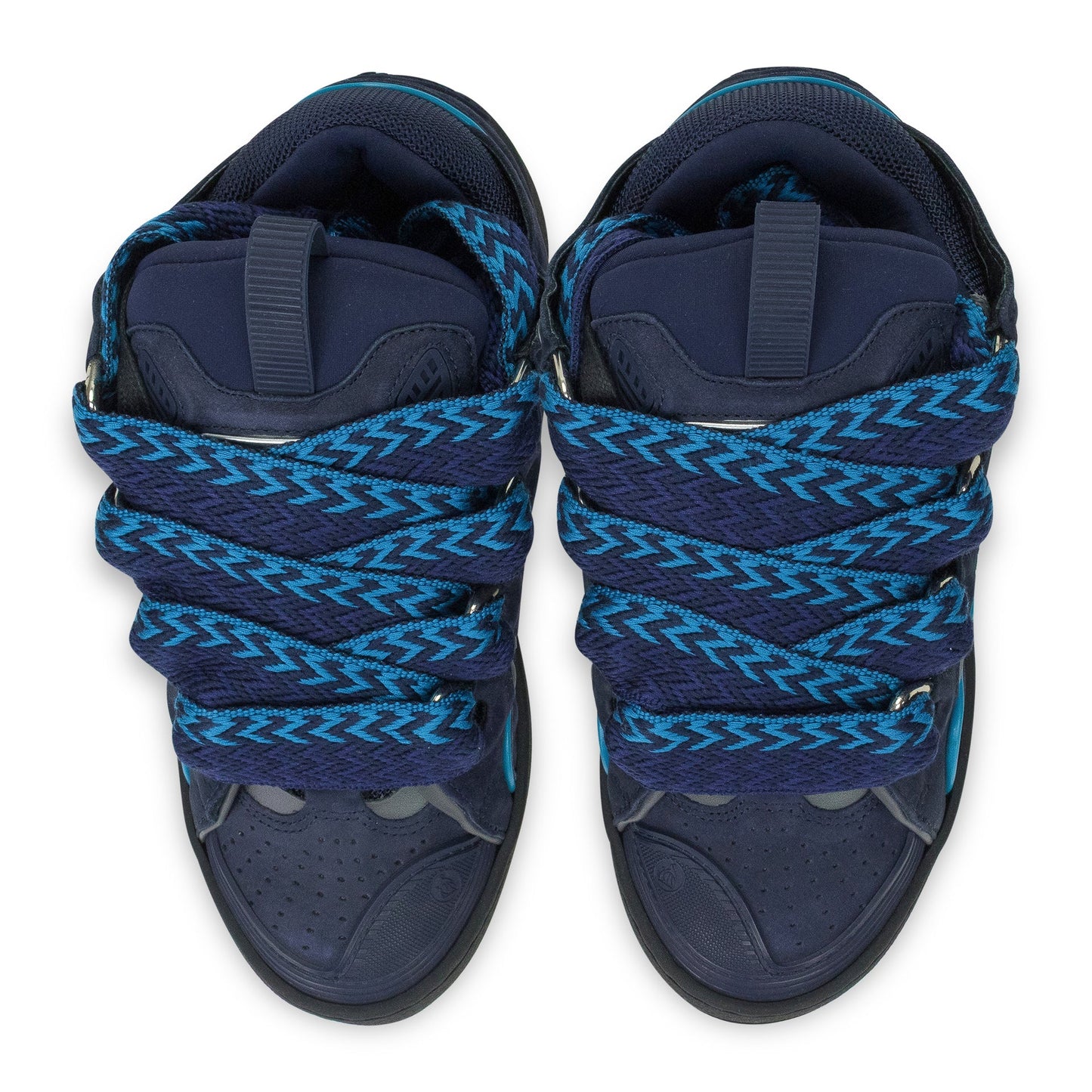 BLUE/GRAY CURB SNEAKERS