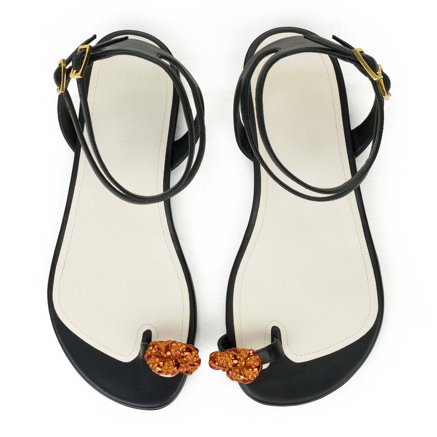 BLACK SANDALES BIJOUX MELODIE PUMPS
