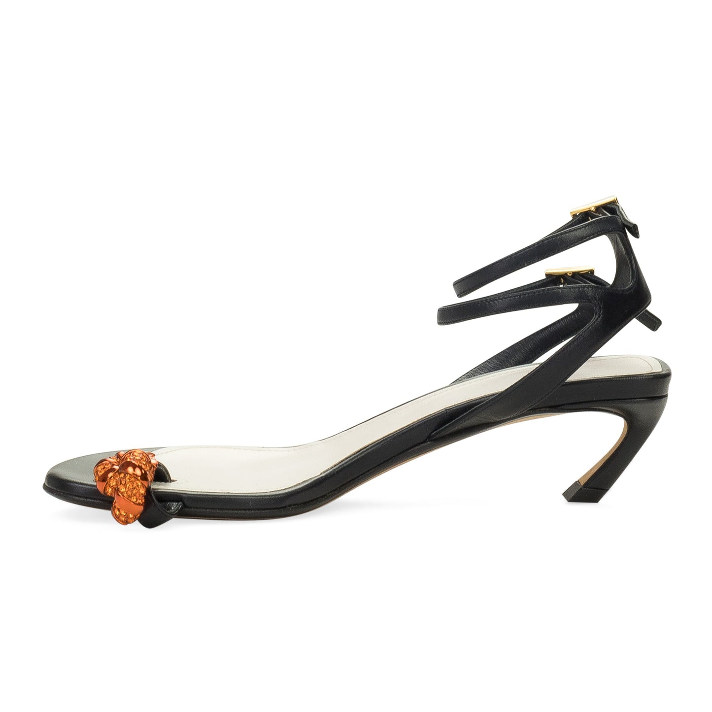 BLACK 45MM SWING SANDAL-MELODIE JEWEL PUMPS