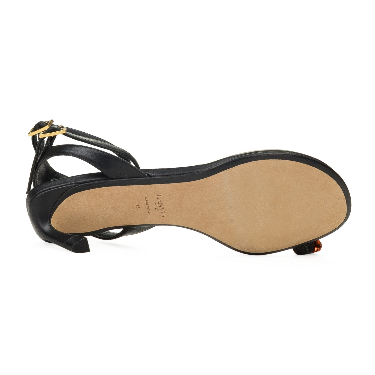 BLACK 45MM SWING SANDAL-MELODIE JEWEL PUMPS