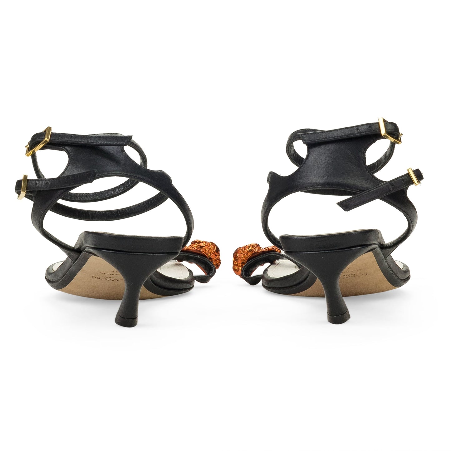 BLACK 45MM SWING SANDAL-MELODIE JEWEL PUMPS