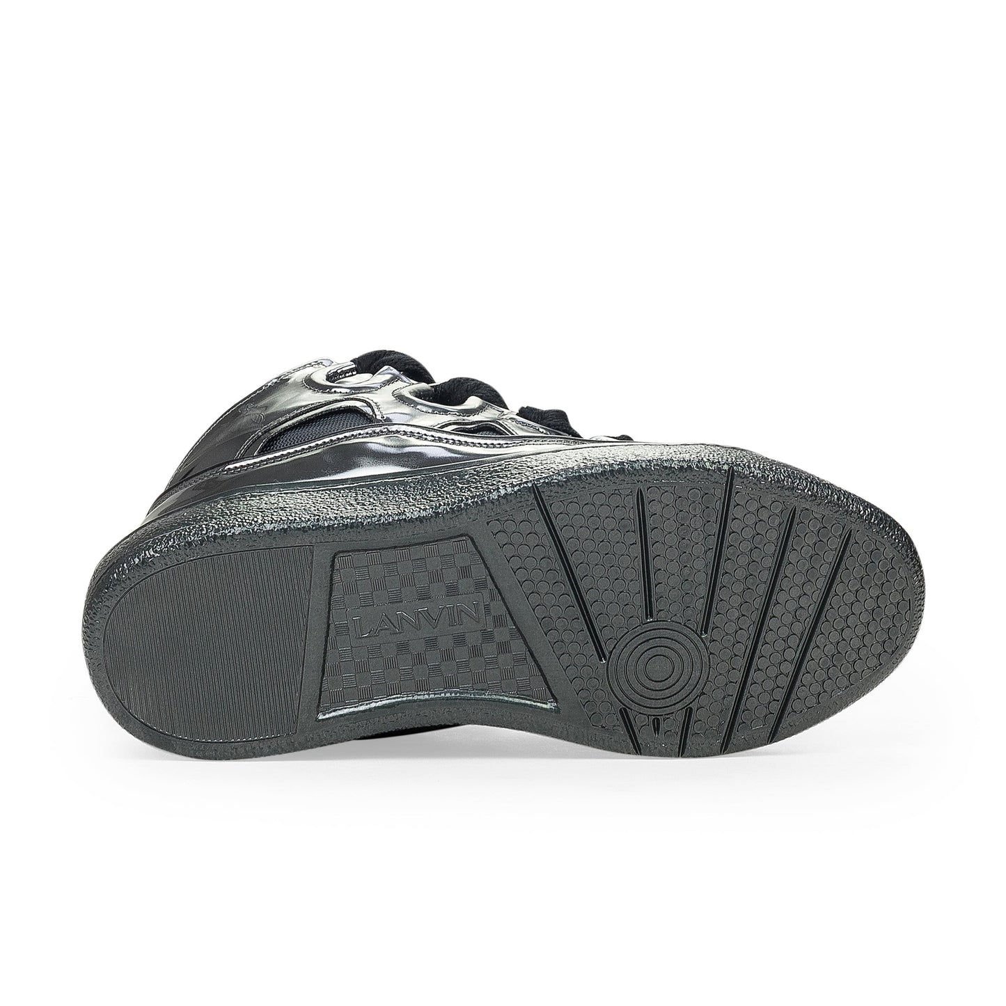 SILVER CURB SNEAKERS