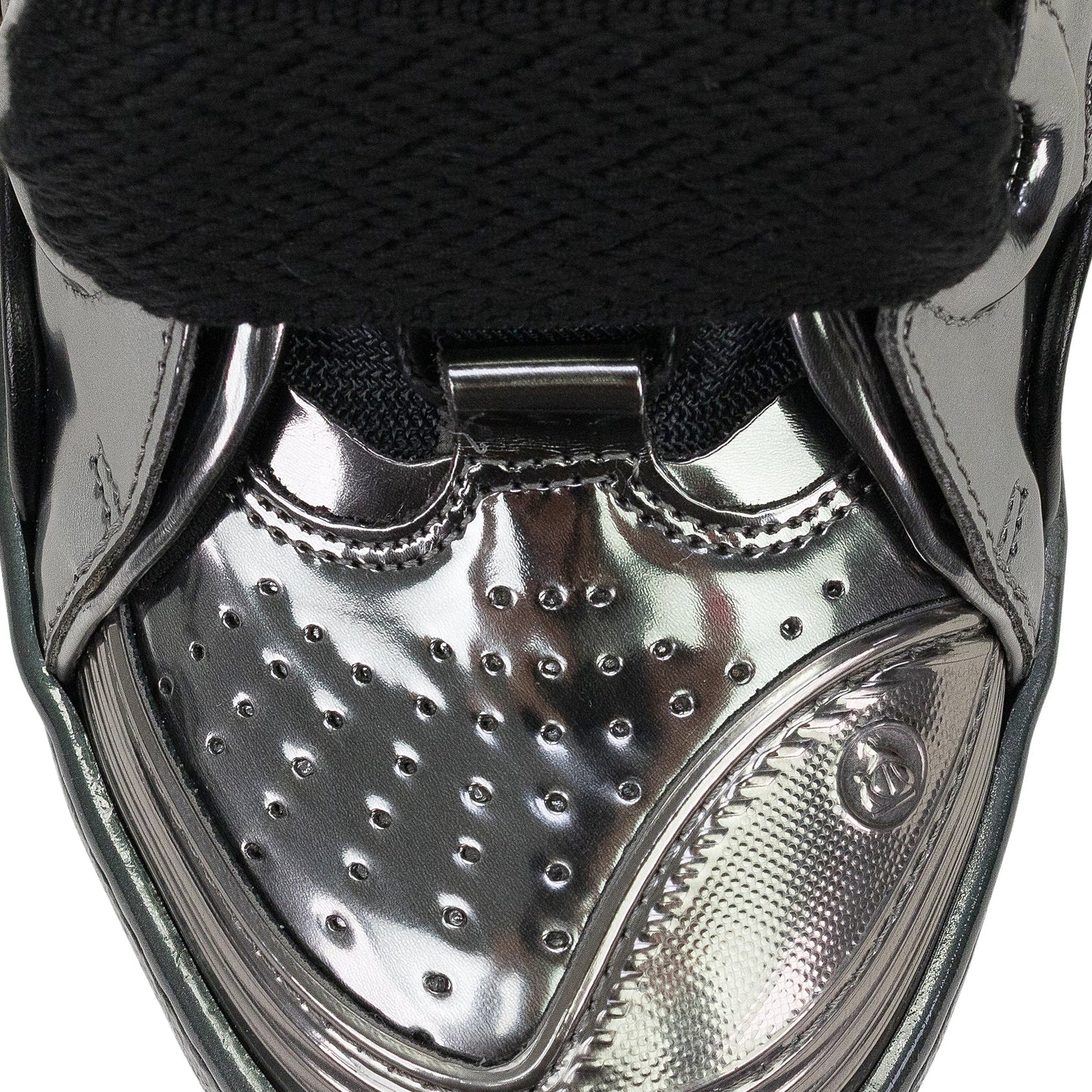 SILVER CURB SNEAKERS