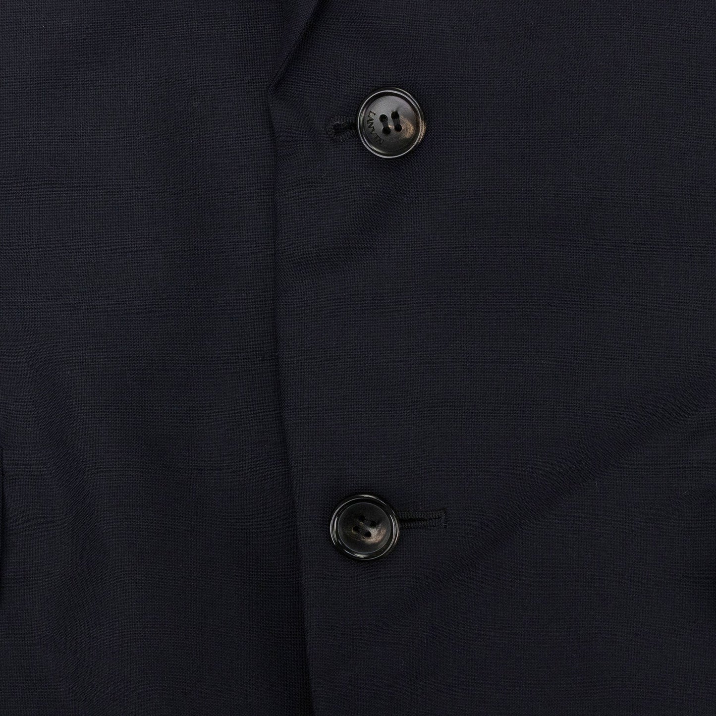 BLUE SINGLE BREASTED FLAP POCKETS JACKET BLAZER