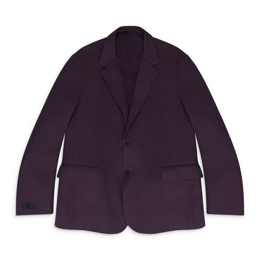 BLACK PADDED SINGLE BREAST JACKET