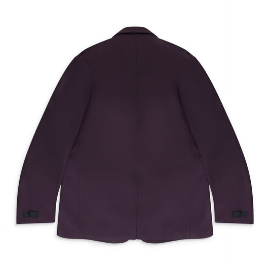 BLACK PADDED SINGLE BREAST JACKET