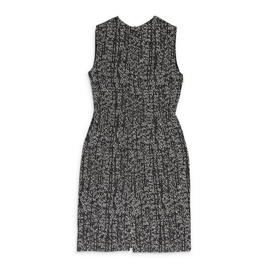 BLACK/MULTICOLOR MIDI FORMAL DRESS