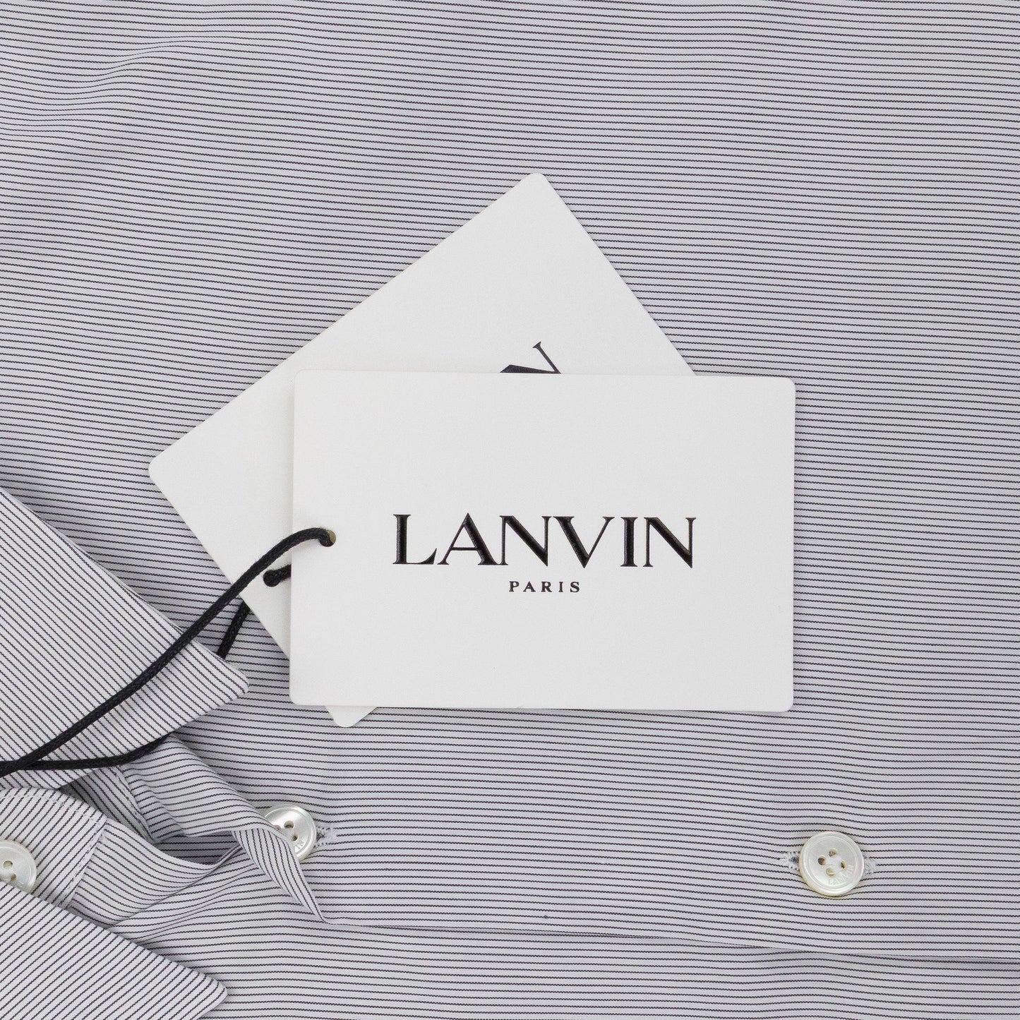 NAVY/WHITE SLIM FIT VISIBLE BUTTON-DOWN SHIRT