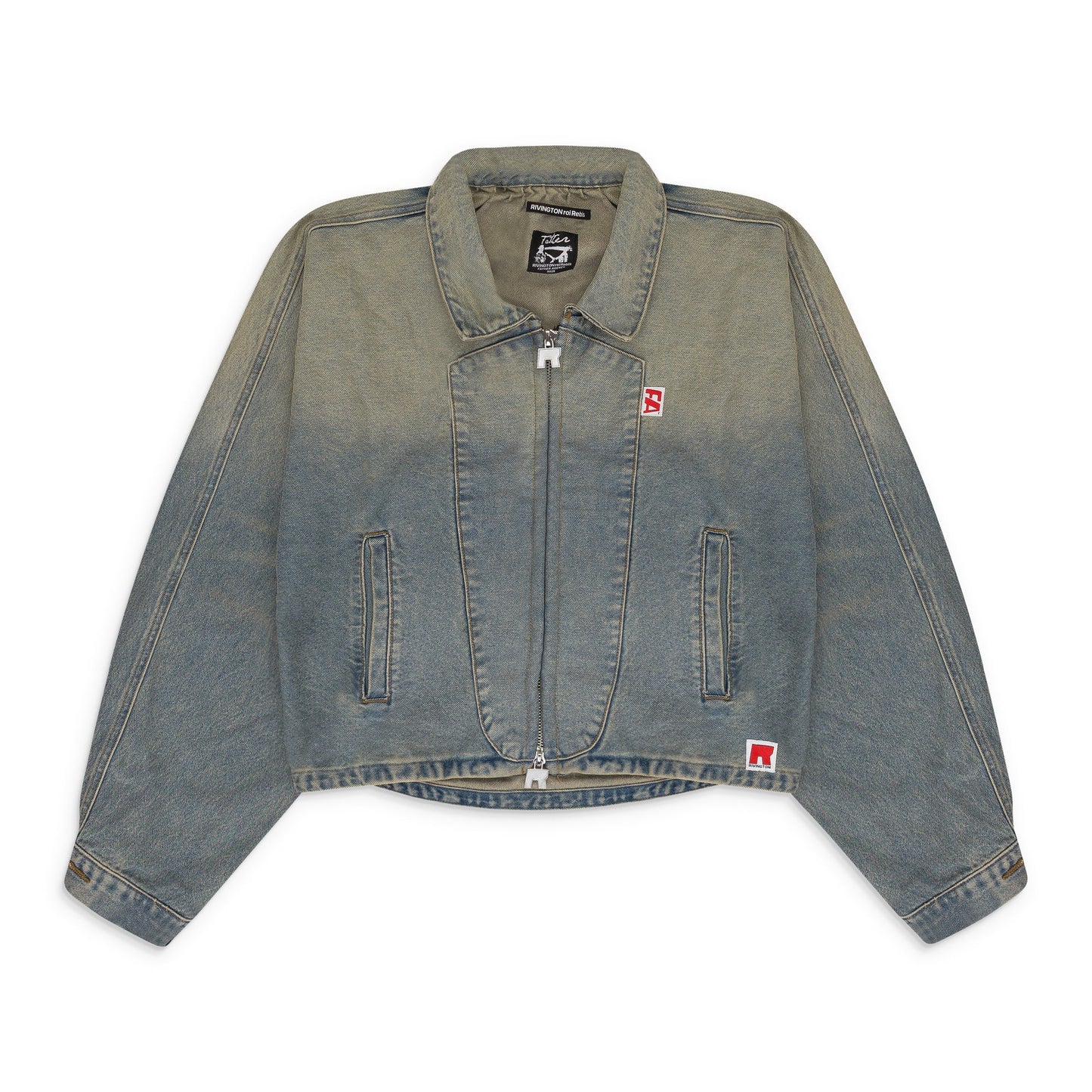 BLUE FATHERS GARDEN TRUCKER JACKET