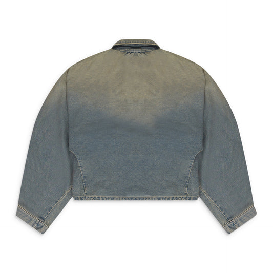 BLUE FATHERS GARDEN TRUCKER JACKET